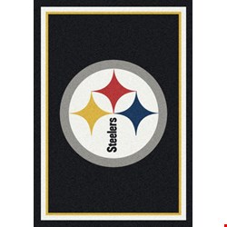 Milliken NFL Team Spirit (NFL-S) Pittsburgh Steelers 00974 Spirit Rectangle (4000095934) 5'4