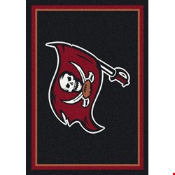 Milliken NFL Team Spirit (NFL-S) Tampa Bay Buccaneers 00988 Spirit Rectangle (4000095939) 5'4