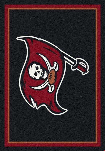 Milliken NFL Team Spirit (NFL-S) Tampa Bay Buccaneers 00988 Spirit Rectangle (4000095939) 5'4" x 7'8" Area Rug