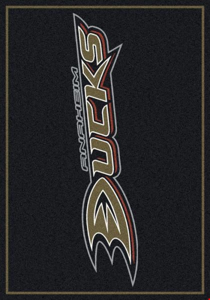 Milliken NHL Team Spirit (NHL-S) Anaheim Ducks 01001 Spirit Rectangle (4000054832) 7'8" x 10'9" Area Rug