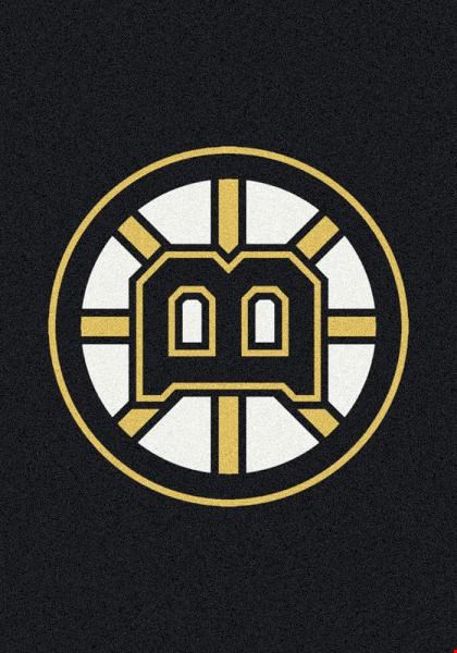 Milliken NHL Team Spirit (NHL-S) Boston Bruins 01021 Spirit Rectangle (4000054834) 7'8" x 10'9" Area Rug