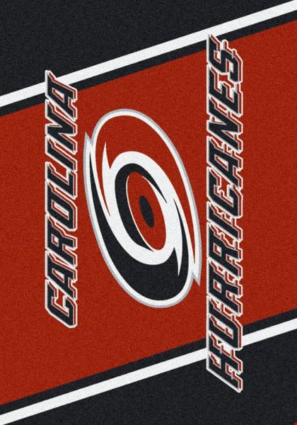 Milliken NHL Team Spirit (NHL-S) Carolina Hurricanes 01051 Spirit Rectangle (4000020302) 3'10" x 5'4" Area Rug