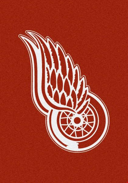 Milliken NHL Team Spirit (NHL-S) Detroit Redwings 01111 Spirit Rectangle (4000020307) 3'10" x 5'4" Area Rug