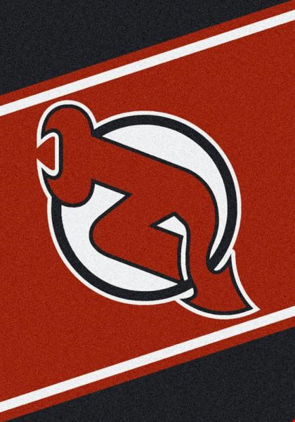 Milliken NHL Team Spirit (NHL-S) New Jersey Devils 01811 Spirit Rectangle (4000020348) 5'4" x 7'8" Area Rug