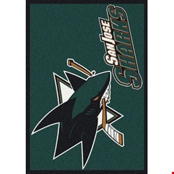 Milliken NHL Team Spirit (NHL-S) San Jose Sharks 02051 Spirit Rectangle (4000020389) 2'8