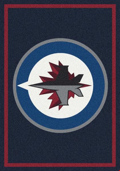 Milliken NHL Team Spirit (NHL-S) Winnipeg Jets 02105 Spirit Rectangle (4000107240) 3'10" x 5'4" Area Rug