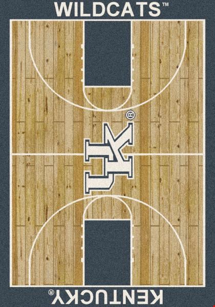 Milliken College Home Court (NCAA) Kentucky 01140 Court Rectangle (4000018386) 5'4" x 7'8" Area Rug
