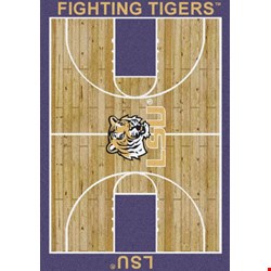 Milliken College Home Court (NCAA) LSU 01152 Court Rectangle (4000018303) 3'10