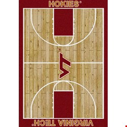 Milliken College Home Court (NCAA) Virginia Tech 01460 Court Rectangle (4000018520) 7'8