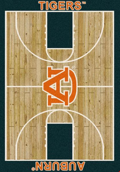 Milliken College Home Court (NCAA-CRT) Auburn 01030 Court Rectangle (4000096161) 10'9" x 13'2" Area Rug