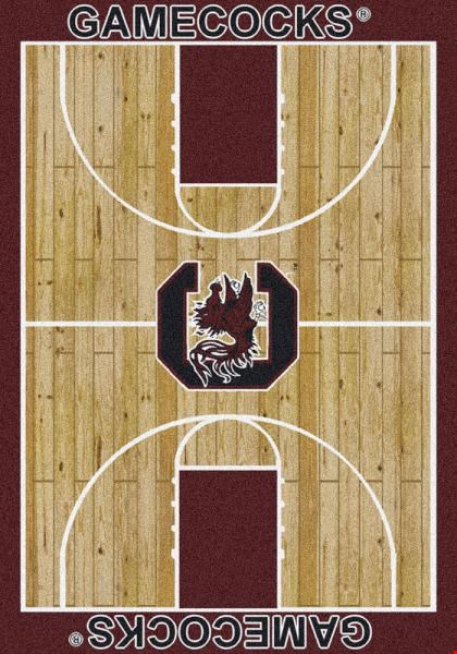 Milliken College Home Court (NCAA-CRT) South Carolina 01350 Court Rectangle (4000096112) 10'9" x 13'2" Area Rug