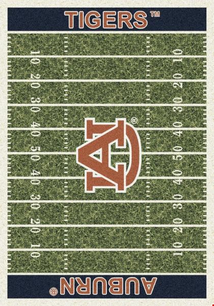 Milliken College Home Field (NCAA) Auburn 01030 Home Field Rectangle (4000018610) 7'8" x 10'9" Area Rug