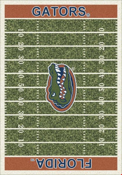Milliken College Home Field (NCAA) Florida 01500 Home Field Rectangle (4000018672) 7'8" x 10'9" Area Rug