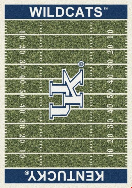 Milliken College Home Field (NCAA) Kentucky 01140 Home Field Rectangle (4000018557) 5'4" x 7'8" Area Rug