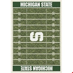 Milliken College Home Field (NCAA) Michigan State 01180 Home Field Rectangle (4000018708) 10'9