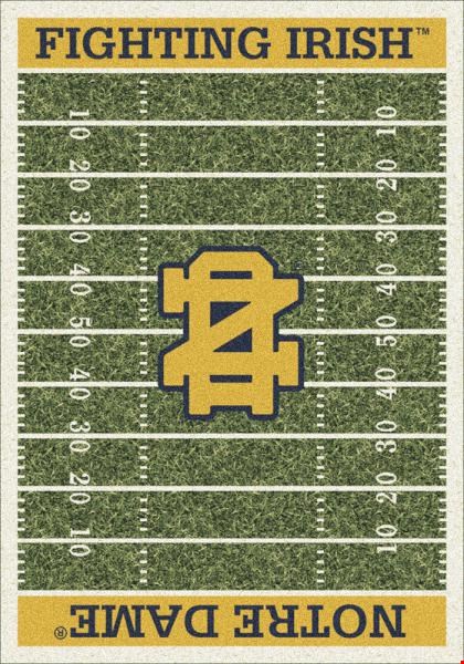 Milliken College Home Field (NCAA) Notre Dame 01260 Home Field Rectangle (4000018716) 7'8" x 13'2" Area Rug