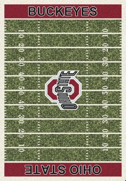 Milliken College Home Field (NCAA) Ohio State 01000 Home Field Rectangle (4000018604) 7'8" x 10'9" Area Rug