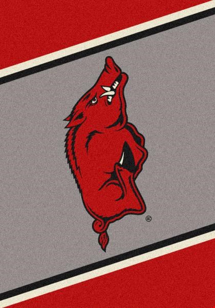 Milliken College Team Spirit (NCAA) Arkansas 68884 Spirit Rectangle (4000019069) 3'10" x 5'4" Area Rug