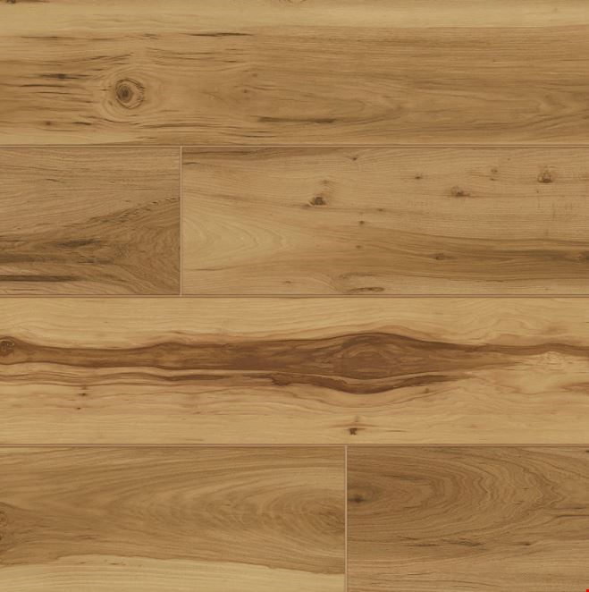 Paramount RigidCORE Cornerstone: Northern Hickory 7" x 48" Waterproof Rigid Luxury Vinyl Plank with attached pad RC301