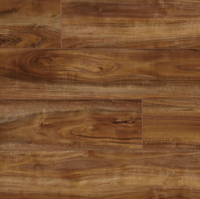 Paramount RigidCORE Cornerstone: Asian Walnut 7" x 48" Waterproof Rigid Luxury Vinyl Plank with attached pad RC306