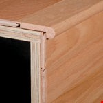 Kahrs Avanti Canvas Collection: Woodloc Stair Nose Mostra - 78" Long