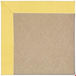 Capel Rugs Creative Concepts Cane Wicker - Canvas Buttercup (127) Octagon 4' x 4' Area Rug