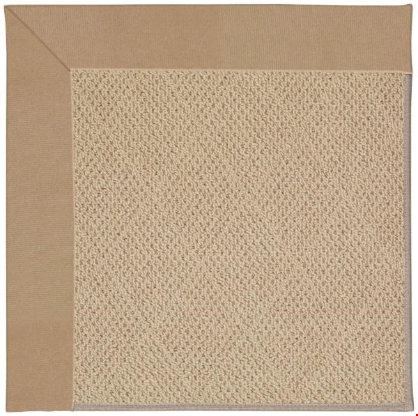 Capel Rugs Creative Concepts Cane Wicker - Canvas Camel (727) Octagon 4' x 4' Area Rug