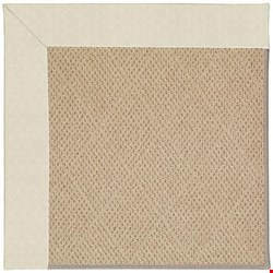 Capel Rugs Creative Concepts Cane Wicker - Canvas Sun Tile (612) Octagon 6' x 6' Area Rug