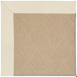Capel Rugs Creative Concepts Cane Wicker - Canvas Sand (712) Octagon 6' x 6' Area Rug