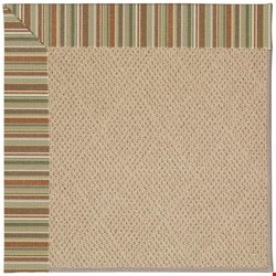 Capel Rugs Creative Concepts Cane Wicker - Dorsett Autumn (714) Octagon 6' x 6' Area Rug