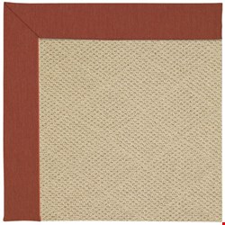 Capel Rugs Creative Concepts Cane Wicker - Canvas Brick (850) Octagon 6' x 6' Area Rug