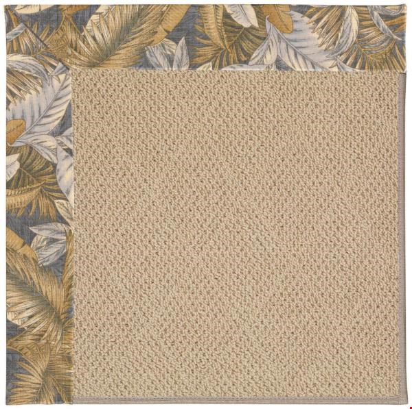 Capel Rugs Creative Concepts Cane Wicker - Bahamian Breeze Ocean (420) Octagon 8' x 8' Area Rug