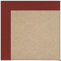 Capel Rugs Creative Concepts Cane Wicker - Dupione Henna (585) Octagon 10' x 10' Area Rug