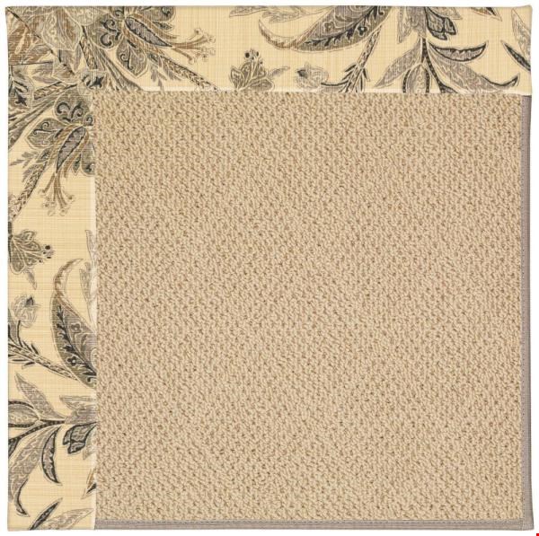 Capel Rugs Creative Concepts Cane Wicker - Cayo Vista Graphic (315) Octagon 12' x 12' Area Rug