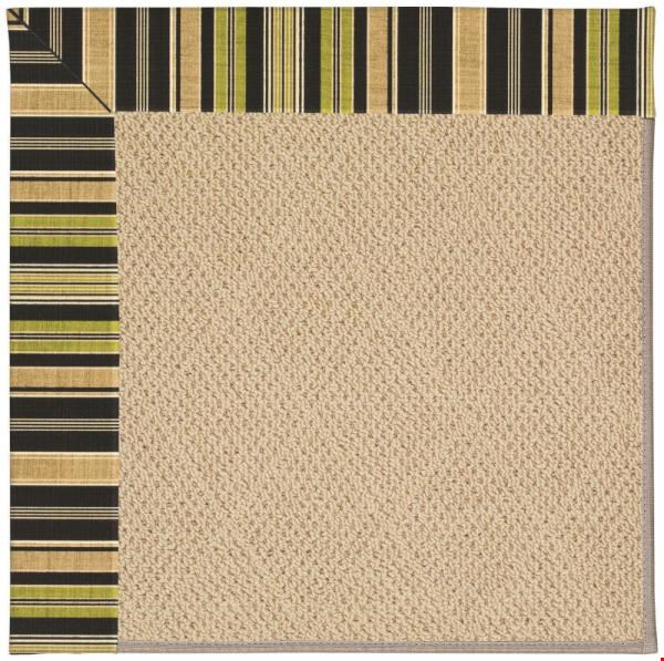 Capel Rugs Creative Concepts Cane Wicker - Vera Cruz Coal (350) Octagon 12' x 12' Area Rug