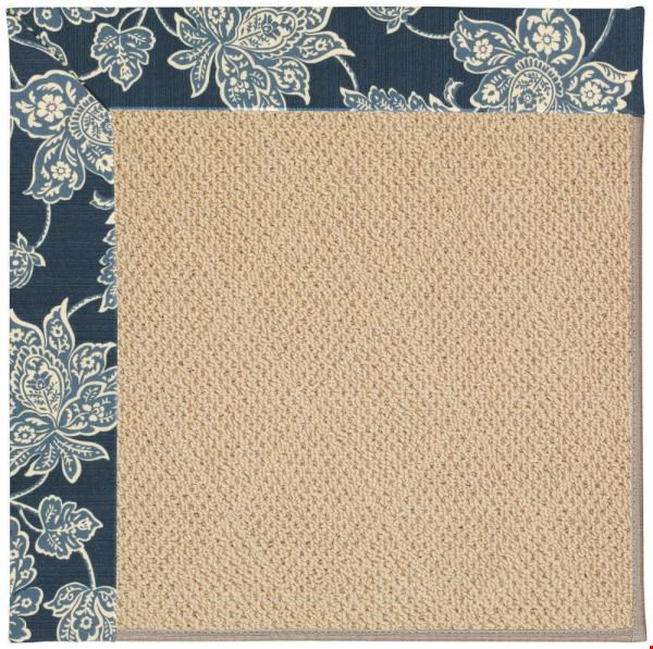 Capel Rugs Creative Concepts Cane Wicker - Bandana Indigo (465) Octagon 12' x 12' Area Rug
