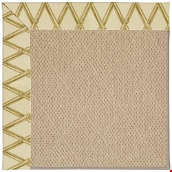 Capel Rugs Creative Concepts Cane Wicker - Bamboo Rattan (706) Octagon 12' x 12' Area Rug