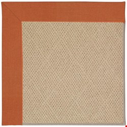 Capel Rugs Creative Concepts Cane Wicker - Canvas Rust (837) Octagon 12' x 12' Area Rug