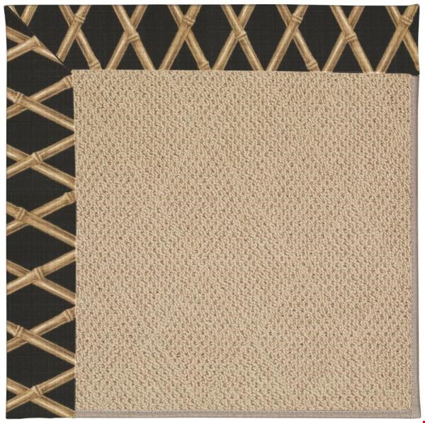 Capel Rugs Creative Concepts Cane Wicker - Bamboo Coal (356) Runner 2' 6" x 10' Area Rug