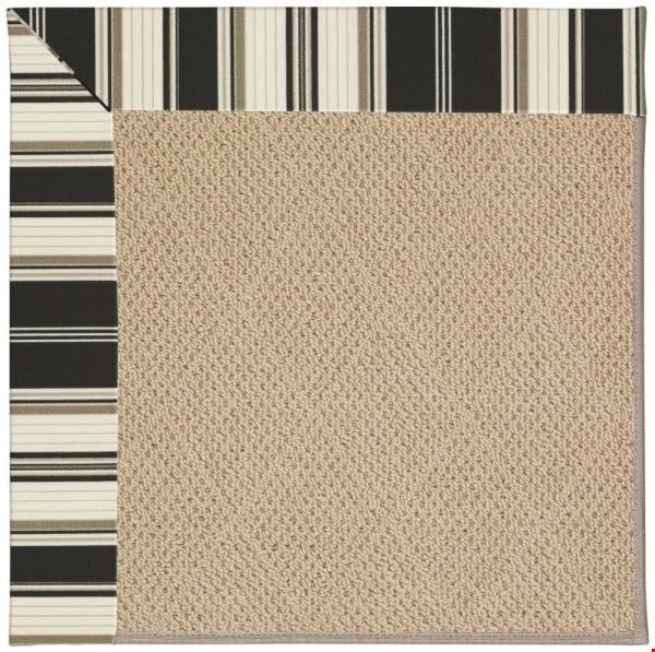 Capel Rugs Creative Concepts Cane Wicker - Down The Lane Ebony (370) Runner 2' 6" x 12' Area Rug