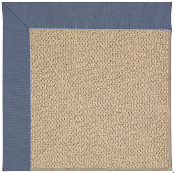 Capel Rugs Creative Concepts Cane Wicker - Canvas Sapphire Blue (487) Runner 2' 6" x 12' Area Rug