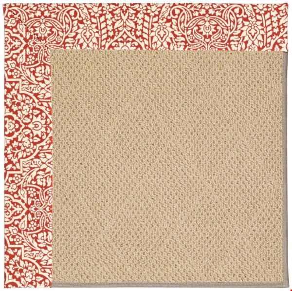 Capel Rugs Creative Concepts Cane Wicker - Imogen Cherry (520) Runner 2' 6" x 12' Area Rug