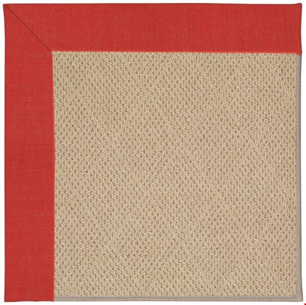 Capel Rugs Creative Concepts Cane Wicker - Dupione Crimson (575) Runner 2' 6" x 12' Area Rug