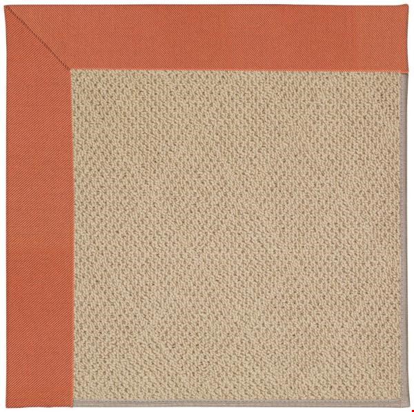 Capel Rugs Creative Concepts Cane Wicker - Canvas Persimmon (847) Runner 2' 6" x 12' Area Rug