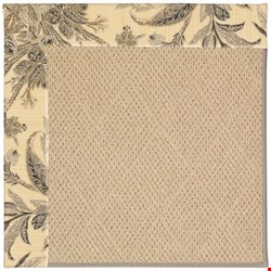 Capel Rugs Creative Concepts Cane Wicker - Cayo Vista Graphic (315) Rectangle 4' x 6' Area Rug
