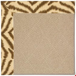 Capel Rugs Creative Concepts Cane Wicker - Couture King Chestnut (756) Rectangle 4' x 6' Area Rug