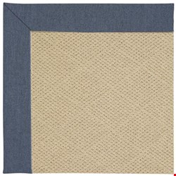 Capel Rugs Creative Concepts Cane Wicker - Heritage Denim (447) Rectangle 6' x 6' Area Rug