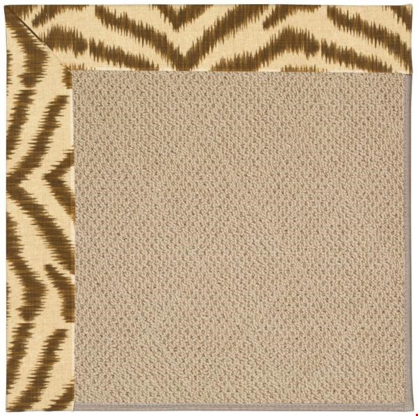 Capel Rugs Creative Concepts Cane Wicker - Couture King Chestnut (756) Rectangle 7' x 9' Area Rug
