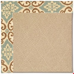 Capel Rugs Creative Concepts Cane Wicker - Shoreham Spray (410) Rectangle 8' x 8' Area Rug