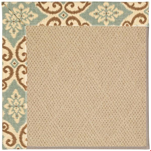 Capel Rugs Creative Concepts Cane Wicker - Shoreham Spray (410) Rectangle 8' x 8' Area Rug